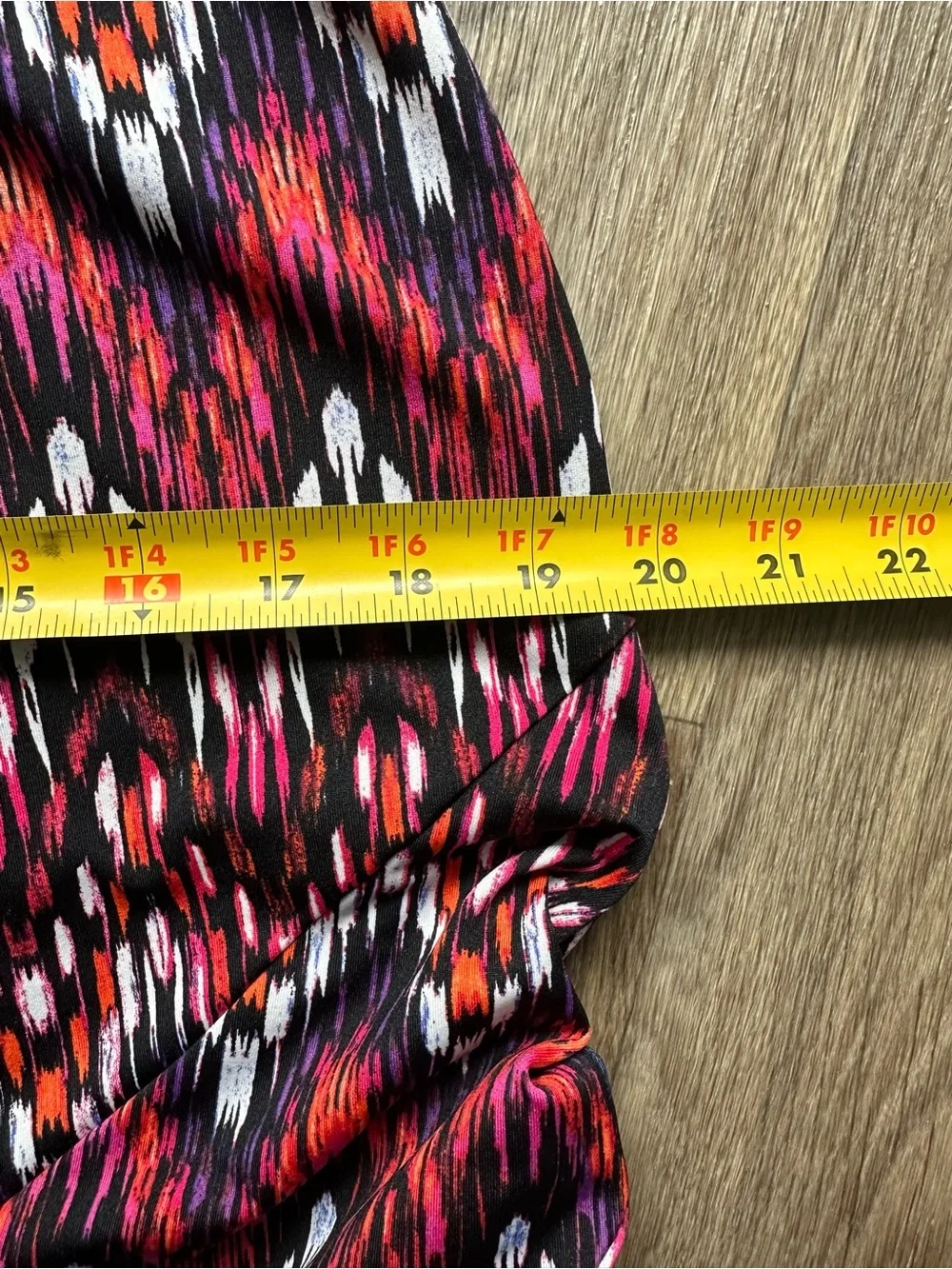 Kim Rogers Chevron Aztec Knit Midi Skirt Size M Multicolor Asymmetrical
